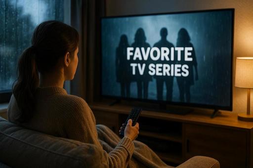 お気に入りTVシリーズの夜 お気に入りTVシリーズの夜の写真