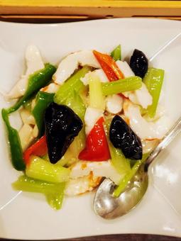 野菜炒め（上から） 野菜炒め,中華風,セロリの写真素材