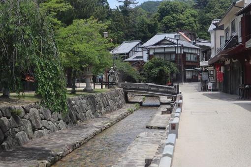 レトロな街並み 街並み,自然,風景の写真素材