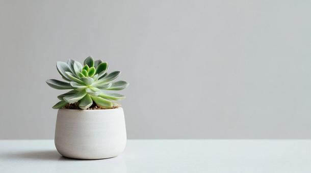 ロゼッタ型の多肉植物 ロゼッタ型の多肉植物の写真