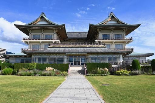 歌舞伎座風外観の滋賀県びわ湖大津館 歌舞伎座風外観の滋賀県びわ湖大津館 びわ湖大津館,滋賀県,大津市の写真素材