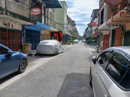 バンコクの路地 バンコクの路地の写真