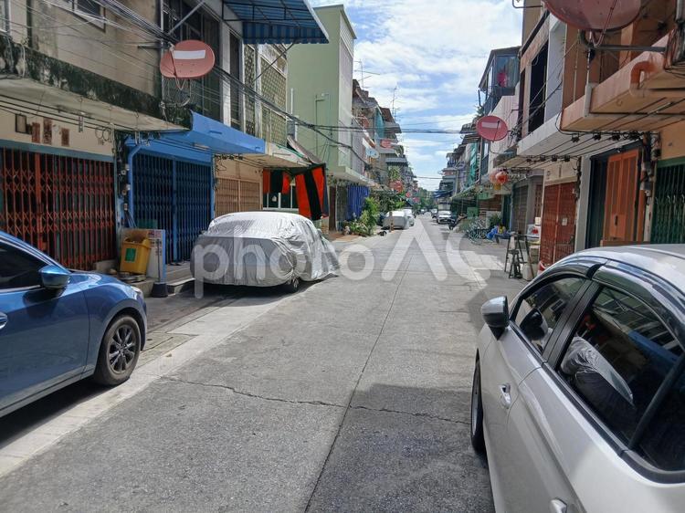 バンコクの路地 バンコク,タイ,東南アジアの写真素材