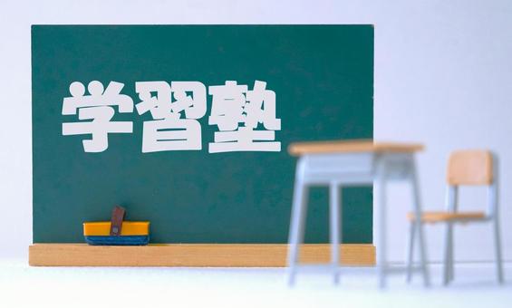 学習塾のイメージ 学習塾のイメージ 学習塾,机,黒板の写真素材