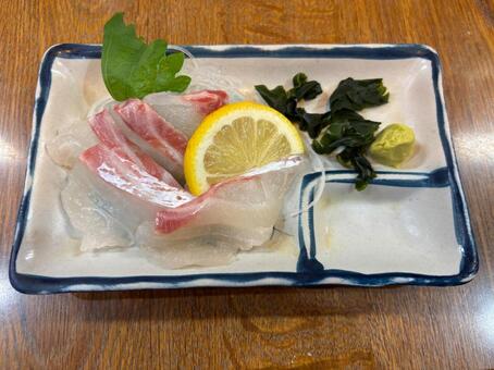 鯛の造り 居酒屋,居酒屋メニュー,鯛の写真素材