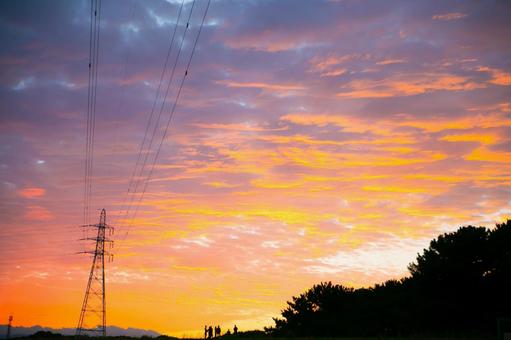 夕焼け 夕焼けの写真