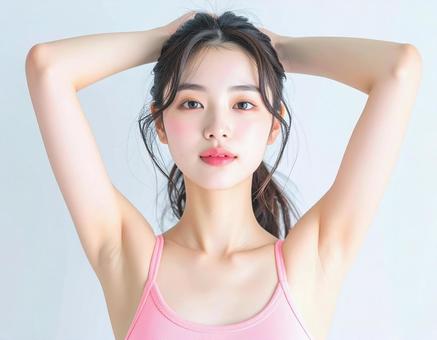 健康的な女性 ヨガ 美容 健康的な女性 ヨガ 美容の写真