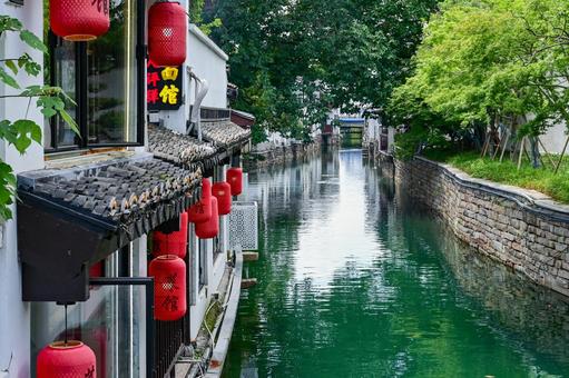 蘇州・平江路歴史地区 蘇州・平江路歴史地区 蘇州,平江路,平江河の写真素材