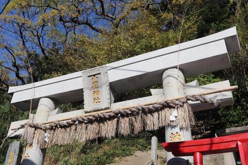 小鷹神社 階段,小鷹神社,玄界島の写真素材