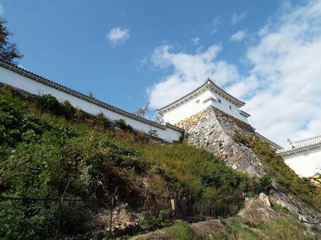 【風景写真】姫路城の風景 【風景写真】姫路城の風景 姫路城,木造,世界遺産の写真素材