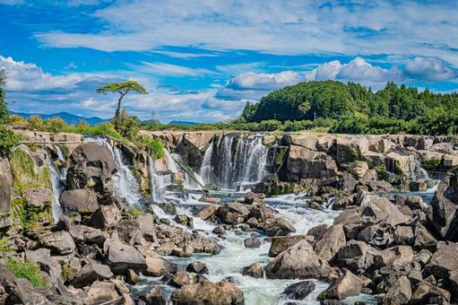 鹿児島　曽木の滝の風景 曽木の滝,鹿児島,自然の写真素材