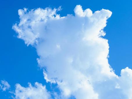 夏の青空と積雲 夏の青空と積雲 青空,雲,空の写真素材