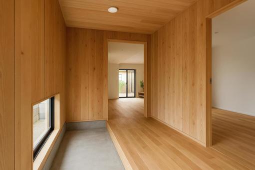 広い土間玄関の平屋 広い土間玄関の平屋の写真