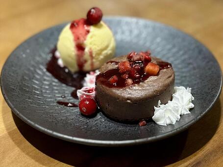 フォンダンショコラ フォンダンショコラ,フォンダショコラ,ショコラの写真素材