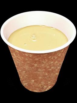 コーンスープ紙コップテイクアウト コーンスープ,紙コップ,ホットの写真素材