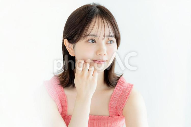 若い女性の美容イメージ 美容,ビューティー,女性の写真素材