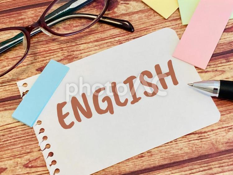 ENGLISH・英語を習う 英語,英会話,イングリッシュの写真素材