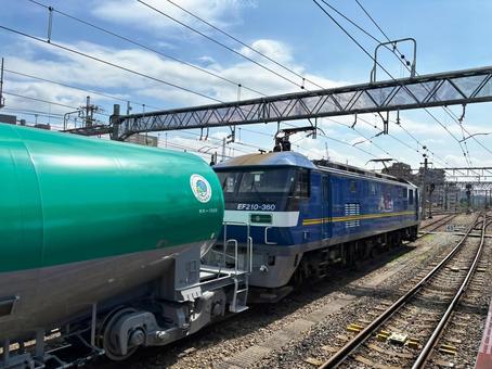 機関車5 鉄道,風景,機関車の写真素材