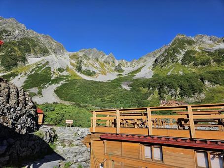 涸沢 涸沢 登山,涸沢,自然の写真素材