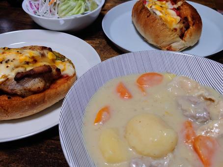 Photo, cream stew, stew, white stew, 