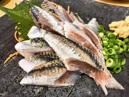 新鮮イワシの刺し身 新鮮イワシの刺し身 刺身,海鮮,イワシの写真素材