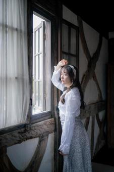 洋館にて 洋館にての写真