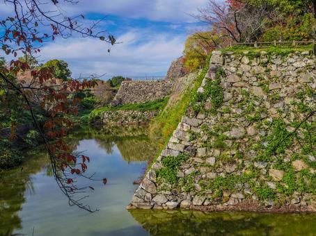 【奈良県】大和郡山市・郡山城跡 郡山城跡,大和郡山市,郡山城跡公園の写真素材