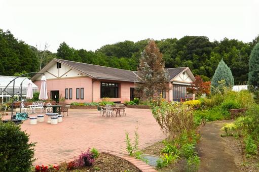 花のまちづくりセンターふろーらむ 建物 花のまちづくりセンターふろーらむ 建物 ふろーらむ,花のまちづくりセンター,生駒市の写真素材