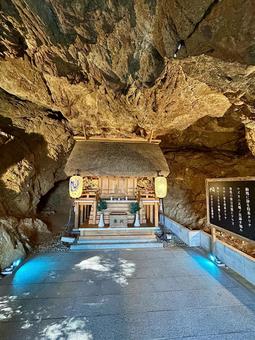安乎岩戸信龍神社 淡路島,兵庫県,家族旅行の写真素材