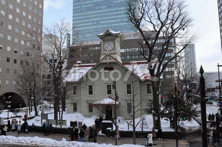 札幌市時計台 さっぽろ,アクセス,シンボルの写真素材