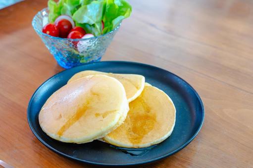 パンケーキの朝食 パンケーキの朝食 パンケーキ,朝食,朝ごはんの写真素材