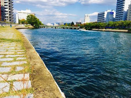 かわのある風景 かわのある風景の写真
