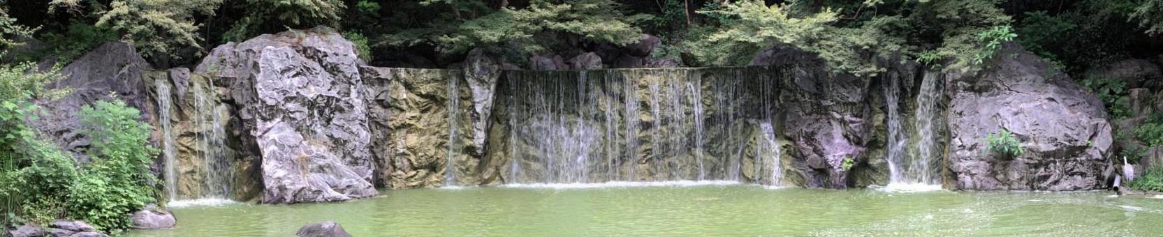 滝のイメージ素材 滝のイメージ素材 滝,人工滝,鶴見緑地公園の写真素材
