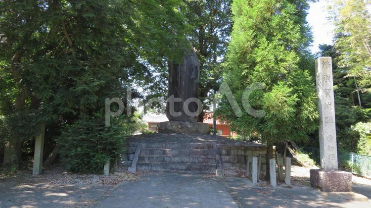 蜂須賀城　蜂須賀城跡　石碑 蜂須賀城,蜂須賀小六,蜂須賀正勝の写真素材