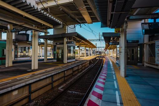 【福岡】二日市駅の風景 福岡,fukuoka,二日市駅の写真素材