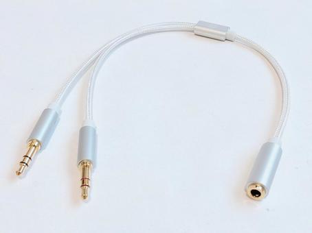Photo, earphone, microphone, conversion cable, 