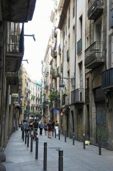 バルセロナの街並み バルセロナ,街並み,町の写真素材