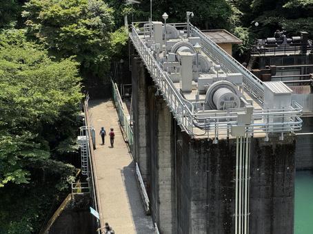 ダム ダム 白丸ダム,白丸調整池ダム,ダムの写真素材