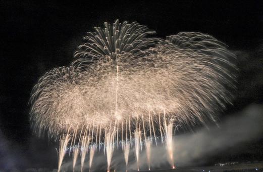 徳島県の冬花火19の写真