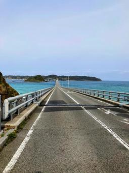 角島大橋 角島大橋 海,角島,角島大橋の写真素材