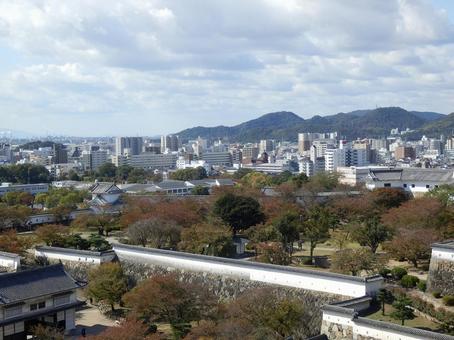 【風景写真】姫路城からの眺め 【風景写真】姫路城からの眺めの写真
