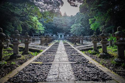 山口県　萩藩主毛利家墓所（東光寺） 萩藩主毛利家墓所,東光寺,萩の写真素材