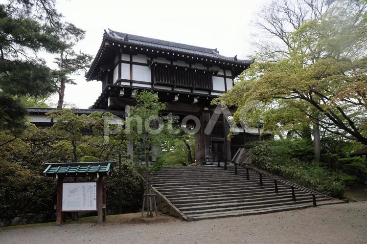 久保田城・表門。秋田県。佐竹氏の城。 久保田城,表門,秋田県の写真素材