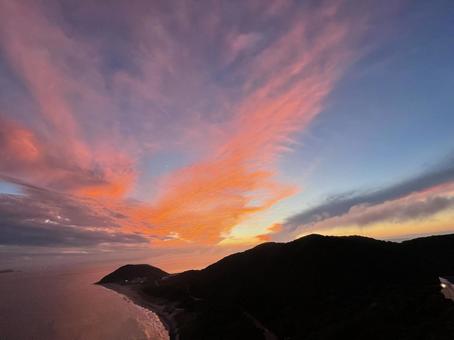 伊良湖の夕焼け 伊良湖の夕焼けの写真