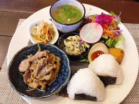 ランチプレート ランチ,ランチプレート,昼食の写真素材