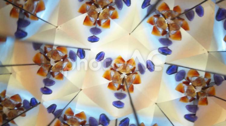 天然石の万華鏡10 万華鏡,鏡,背景の写真素材