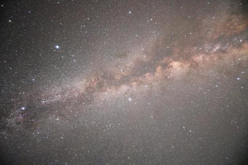 雲ノ平に拡がる日本一の星空と天の川 天の川,日本一の星空,雲ノ平の写真素材