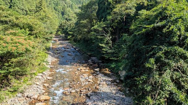 石川県の直海谷側渓流 石川県の直海谷側渓流の写真