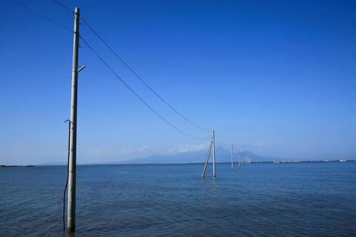 熊本県宇土市 長部田海床路 熊本県宇土市 長部田海床路の写真