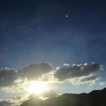 夕陽　の写真